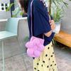 Flower Messenger Small Bag Women's New Summer Fashion Plaid Mobile Phone Bag Casual Versatile Commuter Bag