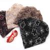 Korean Style Women's Spring Summer Thin Lace Scarf Head Scarf Hat Slouchy Hat Head Wrap Hat