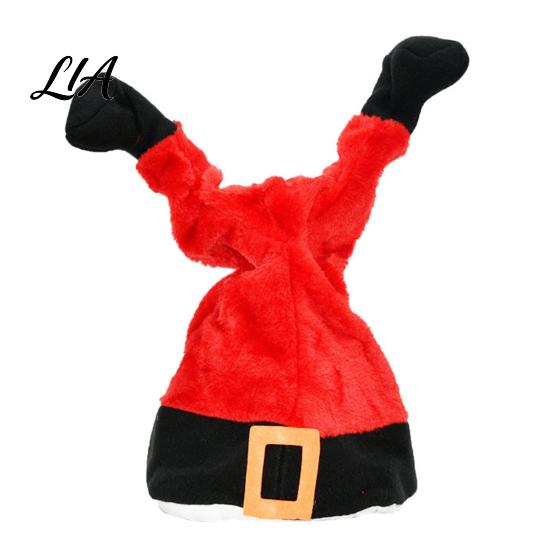 Fun Christmas Party Favors Singing And Dancing Electric Hat, Funny Plush Holiday Cap, Automatic Hat Swinging Thanksgiving for Adults Kids, Festive