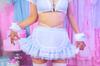 Clearstone SugarWhip Cosplay Halloween Bunny Maid Milk Blue Soda, Women's,