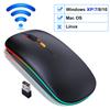 Wireless Mouse Bluetooth Mouse Wireless Computer Mouse Rgb Rechargeable Ergonomic Led Backlit Mause Silent Mice For Laptop Pc