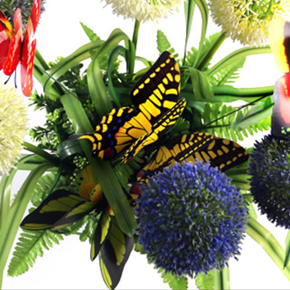 WOW My Garden 10/20/50 шт. искусственная бабочка вставка стержень садовый декор DIY цветочная композиция