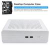 G60S Корпус HTPC Полностью алюминиевый Блок питания ATX Корпус ITX для настольного компьютера(Серебряный USB2.0)