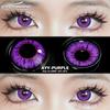 Eyeshare Colored Contact Lenses 2PCS Halloween Costume Colored Invisible Red Lenses Cosplay Color Makeup Purple Contact Lenses Eye Makeup Lenses