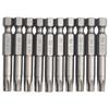 10pcs T30 50mm Long Screwdriver Bit MagneticTorx Screwdriver Insert Bits Tool