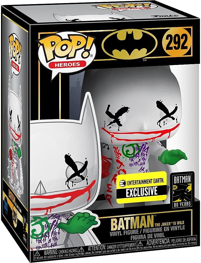 Funko POP! DC Batman Joker Wild Batman Vinyl Figure - Entertainment Earth Exclusive