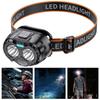 Powerful LED Headlamp IPX4 Waterproof Emergency Head Flashlight 250LM XPE LED Head Light 500mAh for Outdoor Fishing Camping Hiking