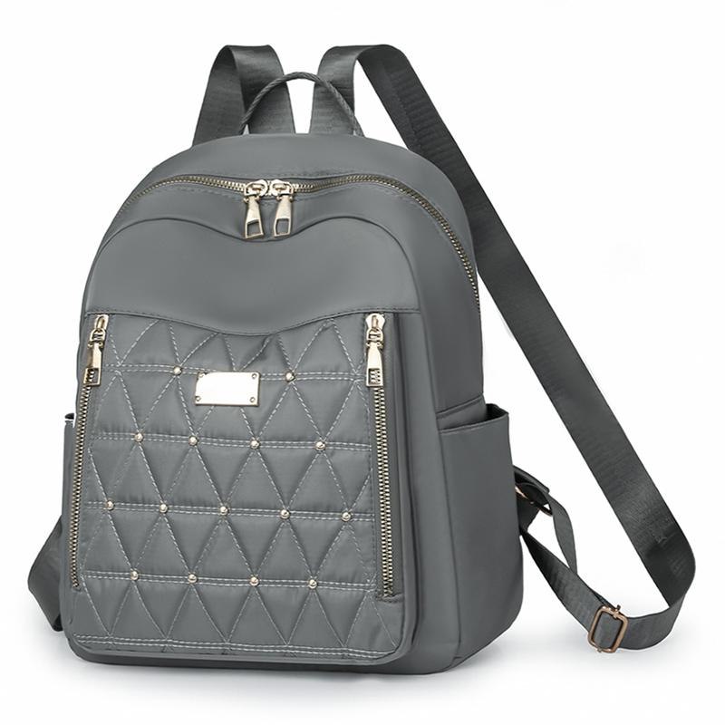 Женский рюкзак с заклепками, маленький рюкзак, легкая дорожная сумка