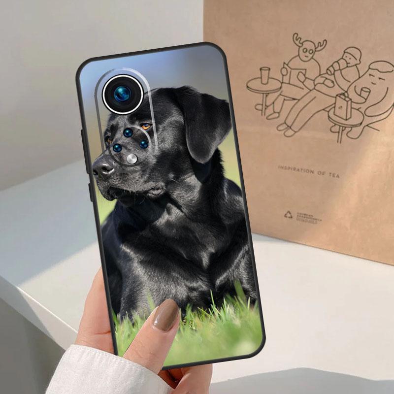 Черный лабрадор-ретривер Животное Собака Для Honor Magic 8 5 6 7 Pro Чехол Для Honor 400 200 Lite 50 70 90 X8c X8b X9a X9b X9c X9d Win