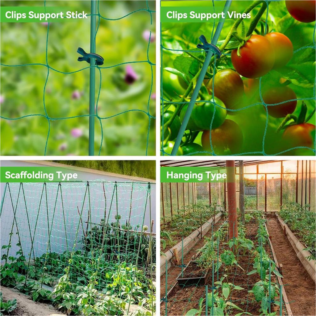 Сетка для вьющихся растений, прочная садовая решетка для огурцов, винограда, фруктов, овощей, томатов