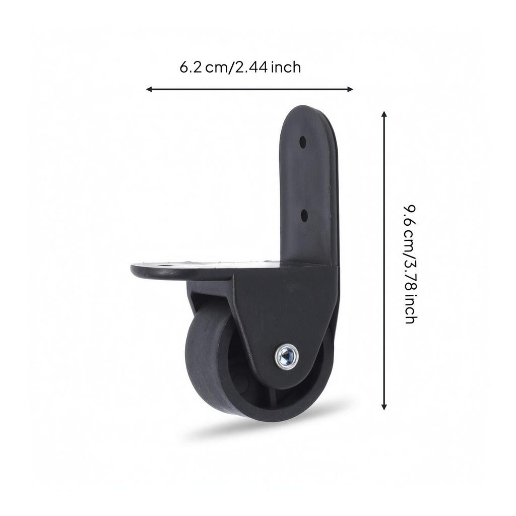 Speaker Caster with L-Bracket | Replacement, Easy to Install, portable cabinet