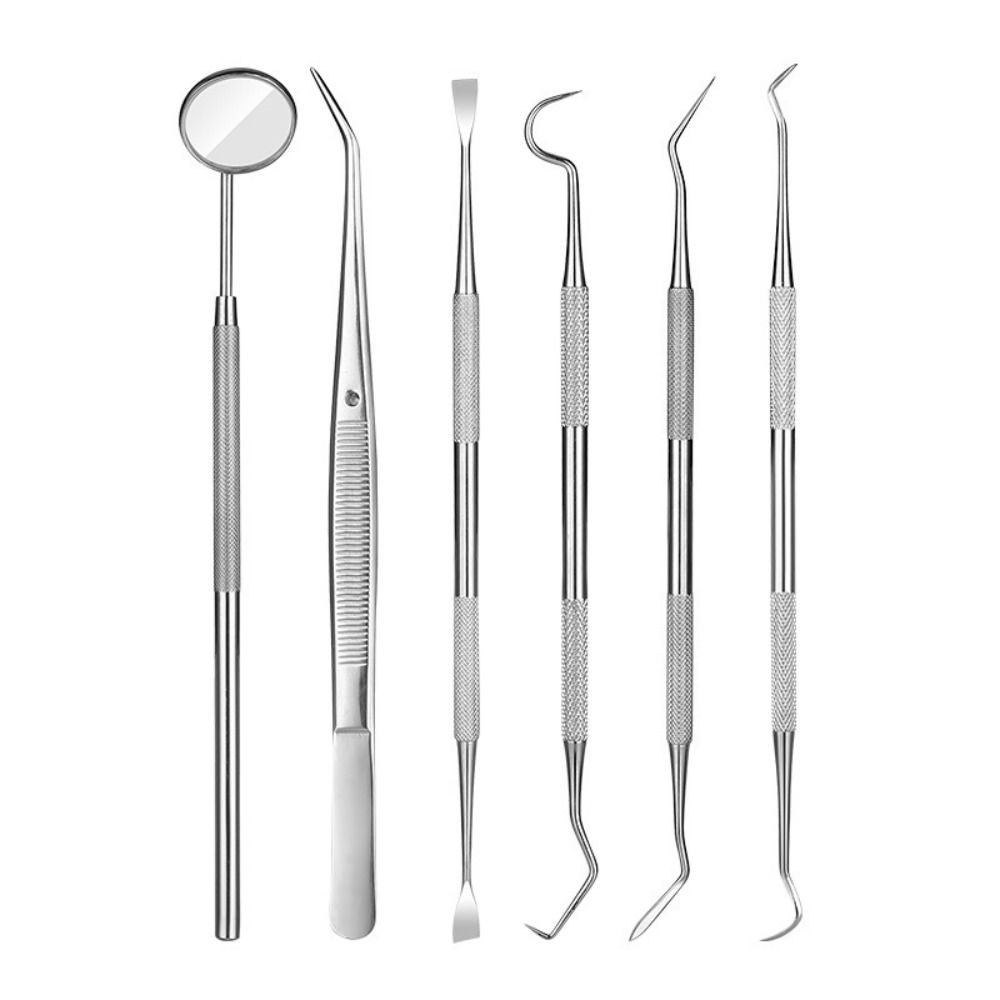 Tartar Scraper Teeth Cleaning Tools Mouth Mirror Plaque Remover Dental Calculus Remover  Dentist