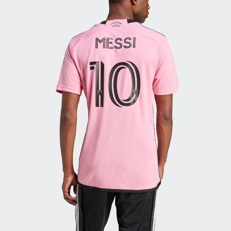 adidas Inter Miami CF 24/25 Домашняя футболка Месси, Мужская, Футбол, Легкий розовый JE9741