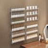 Universal Punch-Free 3-Layer Clear Wall Mounted Nail Polish Cosmetic Display Stand Holder Manicure Tool Organizer Storage