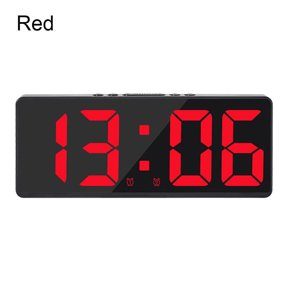 Number Clock Nightlight Temperature Calendar LED Digital Large Number Electronic Clock Alarm Clock