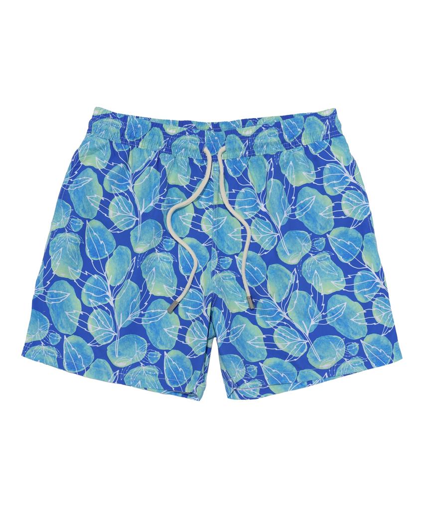 Мужские плавки Billalei Aqua Botanical Reef - Аквамариновый