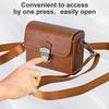 VOVMOEYA Camera Case for Canon PowerShot Canon G7X Mark Mark and Sony RX100 PU Leather Protective Bag with Full Protection and Waist Strap Brown