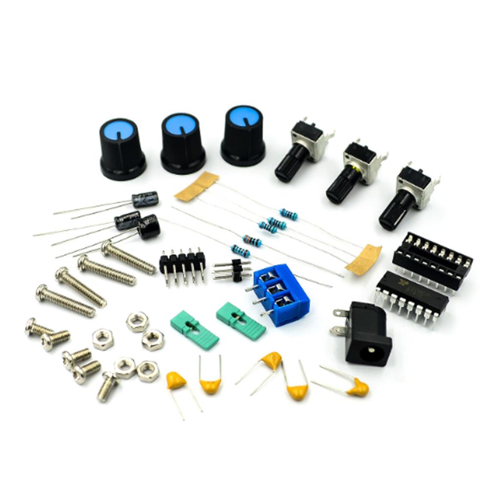 XR2206 Signal Generator DIY Accessaries Kit with Protective Cover Case Function Generator Sine Wave Assembled Optional
