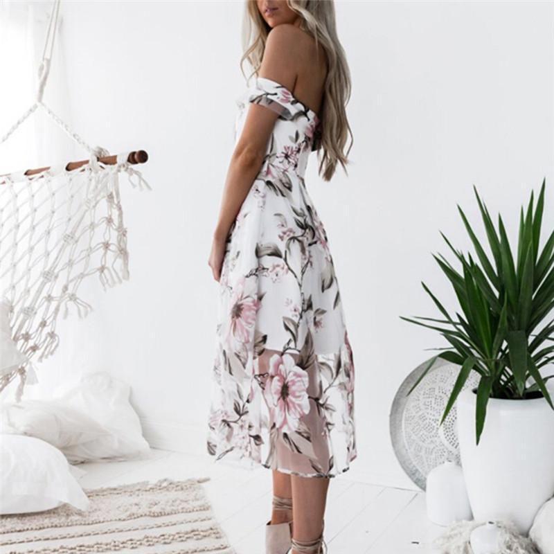 Элегантная женская одежда Винтажное платье из органзы Длинное с открытыми плечами Без бретелек Вечерняя одежда