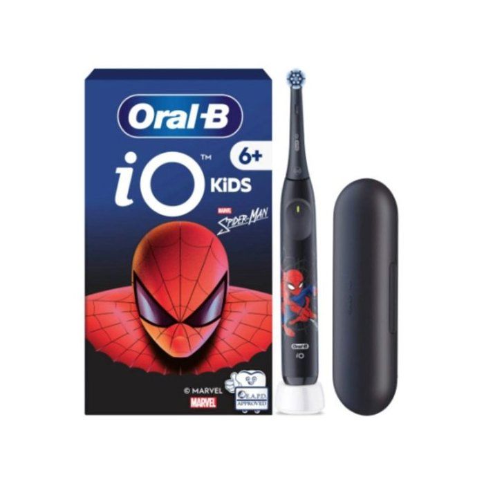 Cepillo Eléctrico Oral-B iO2 Kids Spiderman Rojo y Azul 3 modos funda y cabezal