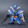 SD Gundam Cross Silhouette Earth Three Gundam пластиковая модель с цветовой кодировкой
