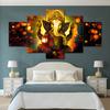 Абстрактный Хобот Слона Будды 5 шт. Современный домашний Настенный Декор Холст Картина Искусство HD Печать Картина на Холсте для Гостиной