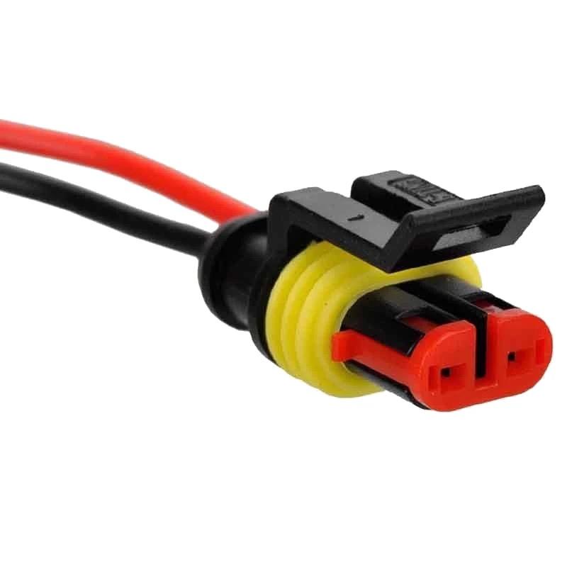2-контактный водонепроницаемый разъем, штекерный и гнездовой, провод 20AWG, подходит для автомобилей, грузовиков, лодок, других проводных соединений, 5 пар