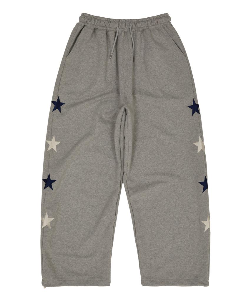 WAIKEI Star Sweatpants Gray