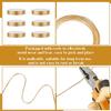 38AWG-18AWG латунная медная проволока 6/5/3 рулона гибкая металлическая скульптурная проволока для ювелирного дела, сантехнических и электрических соединений, механических компонентов,