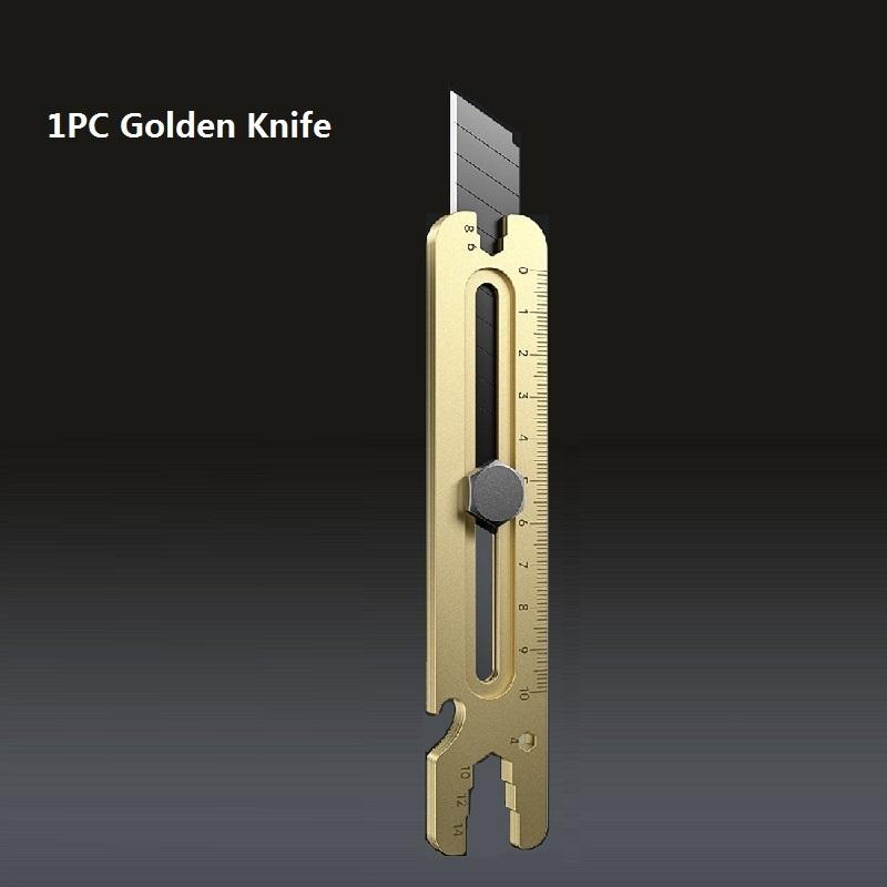 Нож универсальный из нержавеющей стали 9 в 1 многофункциональный отламывающийся промышленный гаечный ключ 18 мм прочный резак для кожаных обоев