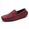 Fashion Suede Men Casual Shoes Breathable Leather Mens Loafers Slip On Male Driving Shoes Luxury Brand Comfortable Boat Shoes