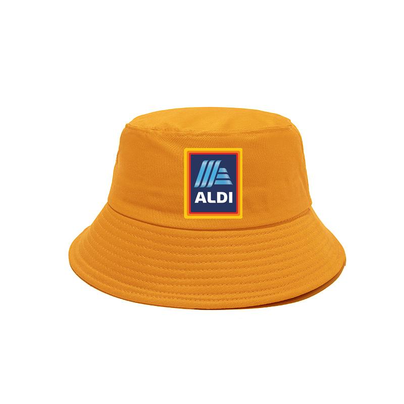 Aldi Market Bucket Hat Cap Unisex Women Unisex Panama Cap Outdoor Summer Adjustable Aldi Bob Caps MZ