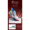 Баскетбольные кроссовки Li Ning Kids Long Fist V2 из легкой пены с противоскользящими противоударными свойствами, амортизирующие, износостойкие, дышащие, с отскоком, с низким верхом YKBU026-41