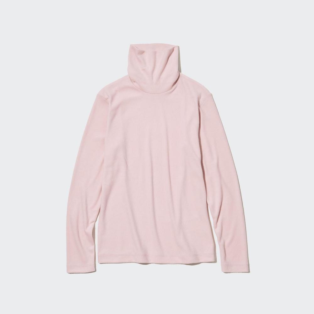 Uniqlo Футболка-водолазка с длинным рукавом из флиса Japan HeaTTech 