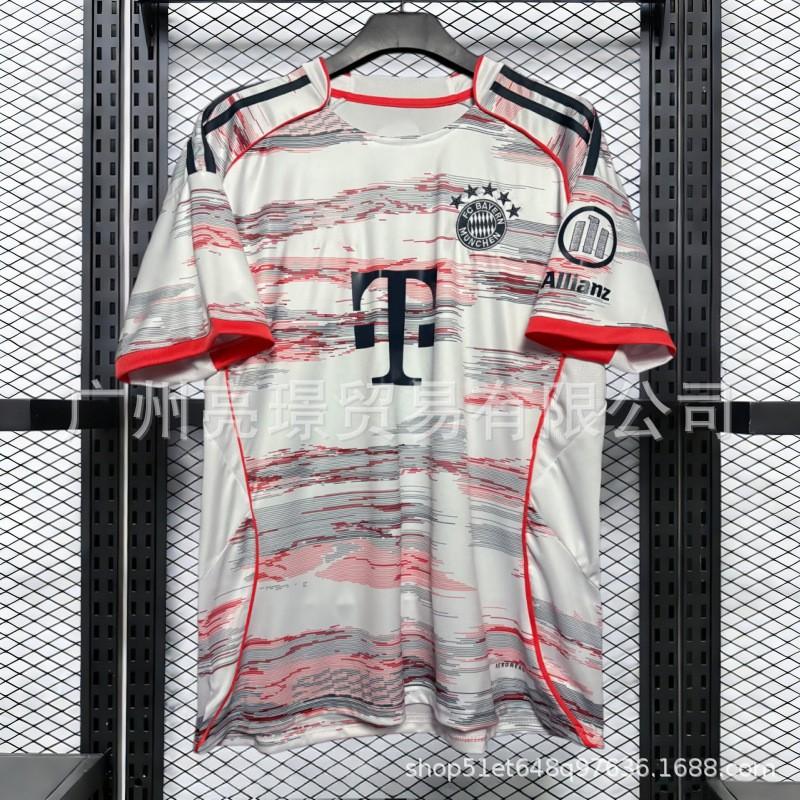 2026-27 Bayern Munich Home Away Soccer Jersey Men Women Short Sleeve Football Shirt Moda Fabric UEFA Champions League
