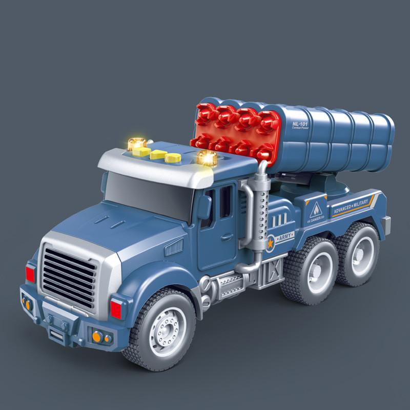 Childrens Rocket Artillery Vehicle Toy With Sound Music Story Machine For Kids Developmental Play
