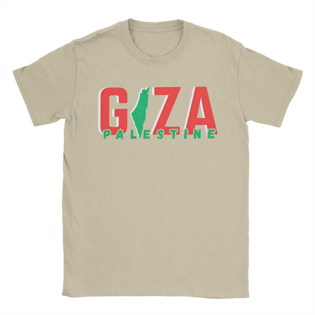 Unisexs TShirt Palestine Gaza Novelty Cotton Tees Short Sleeve T Shirts Round Neck Clothing Summer