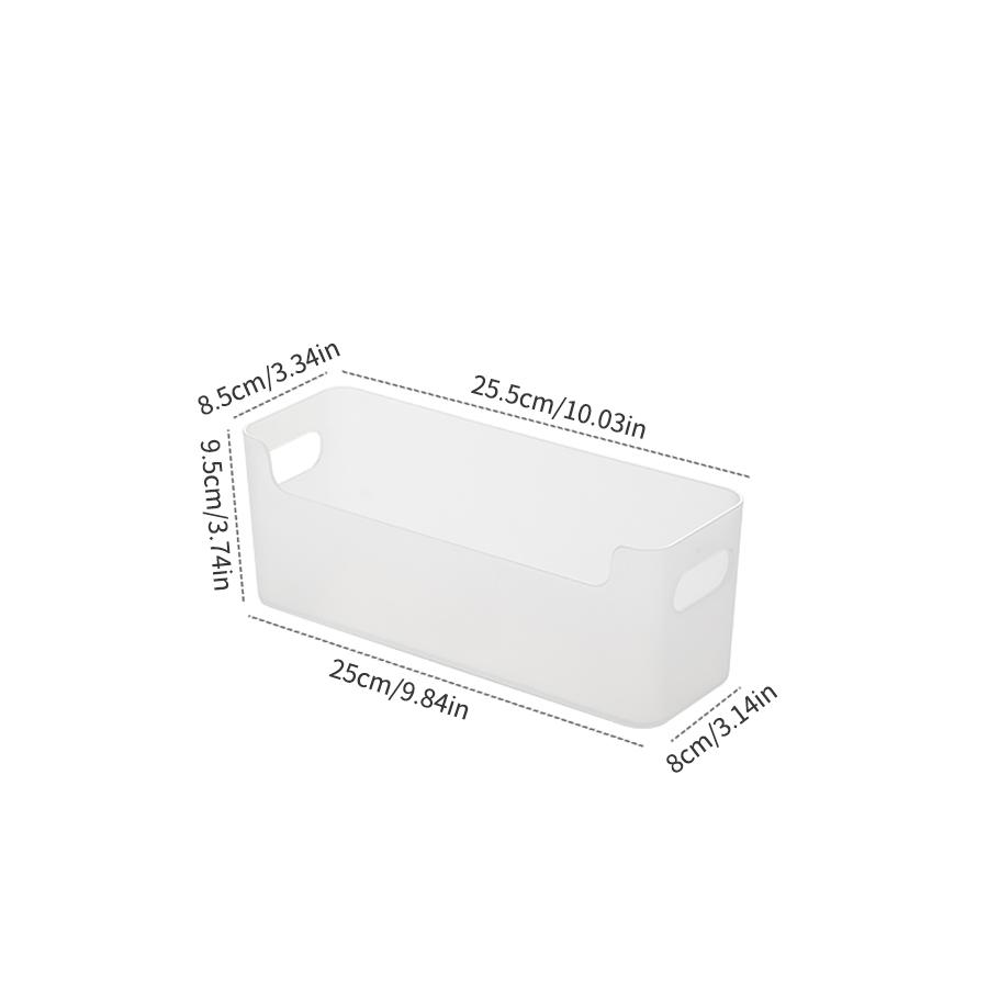 Cabinet Desktop Organizer Plastic Storage Box Multifunctional Seasoning Jar Tableware Storage Case Kitchen Storage Organization