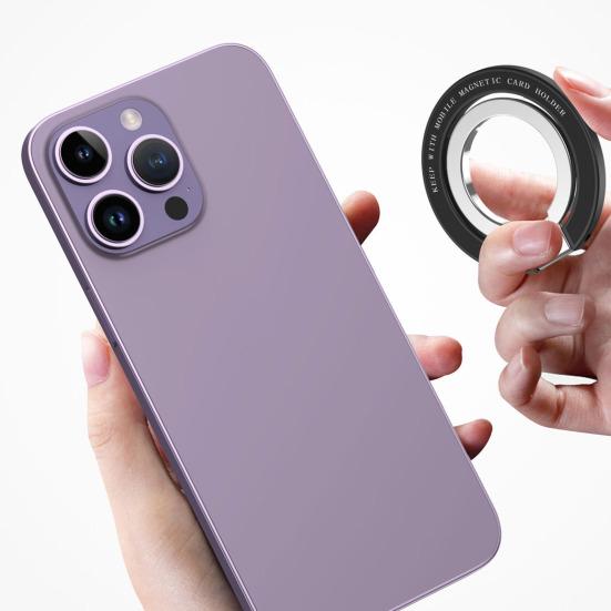 Магнитный держатель для кольца MagSafe N52 Сильный магнитный держатель для телефона с двойной застежкой-пряжкой для iPhone 15/14/13/12 Pro Max