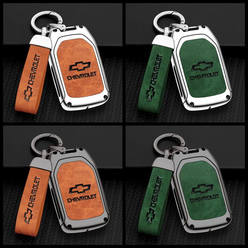 AABHO1 Alloy Car Remote Key Case Cover Shell For Chevrolet Chevy Malibu Camaro Cruze Traverse Spark Equinox Sonic Volt Bolt Accessories
