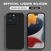 Чехол-бампер из жидкого силикона для iPhone 16E 16 14 15 Plus 12 13 Mini 11 16 Pro X Xr Xs Max Se с ремешком-шнурком для ношения на шее