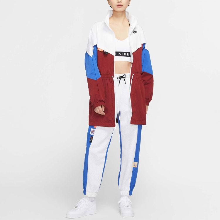 Nike Куртки Женские Белый Стойка Умеренный Другое CJ2047-100