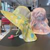 Neck Ear Cover Children's Sunscreen Hat With Whistle Kids Beach Caps Summer Baby Hat  UV Protection