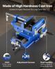 Cross Slide Drill Press Vise, 4 Inch Jaw Width, 2 Way X-Y Axis Bench Vise, 3.5 Inch Max Jaw Opening, Heavy Duty Cast Iron, Workbench Vice Clamp, for