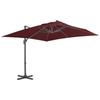 VidaXL Cantilever Garden Parasol with Aluminum Pole, Patio Sunshade, Sun Shelter, Terrace Parasol 312315