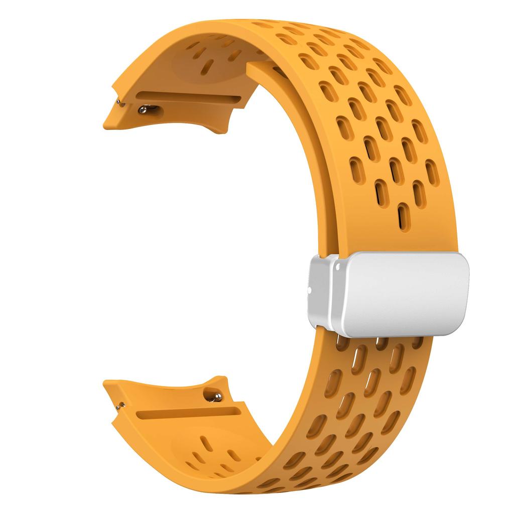 Силиконовый ремешок для Samsung Galaxy Watch 7 6 5 4 40 мм 44 мм 5Pro 45 мм Магнитная застежка No Gaps Band 6 Classic 43 мм 47 мм 42 Браслет