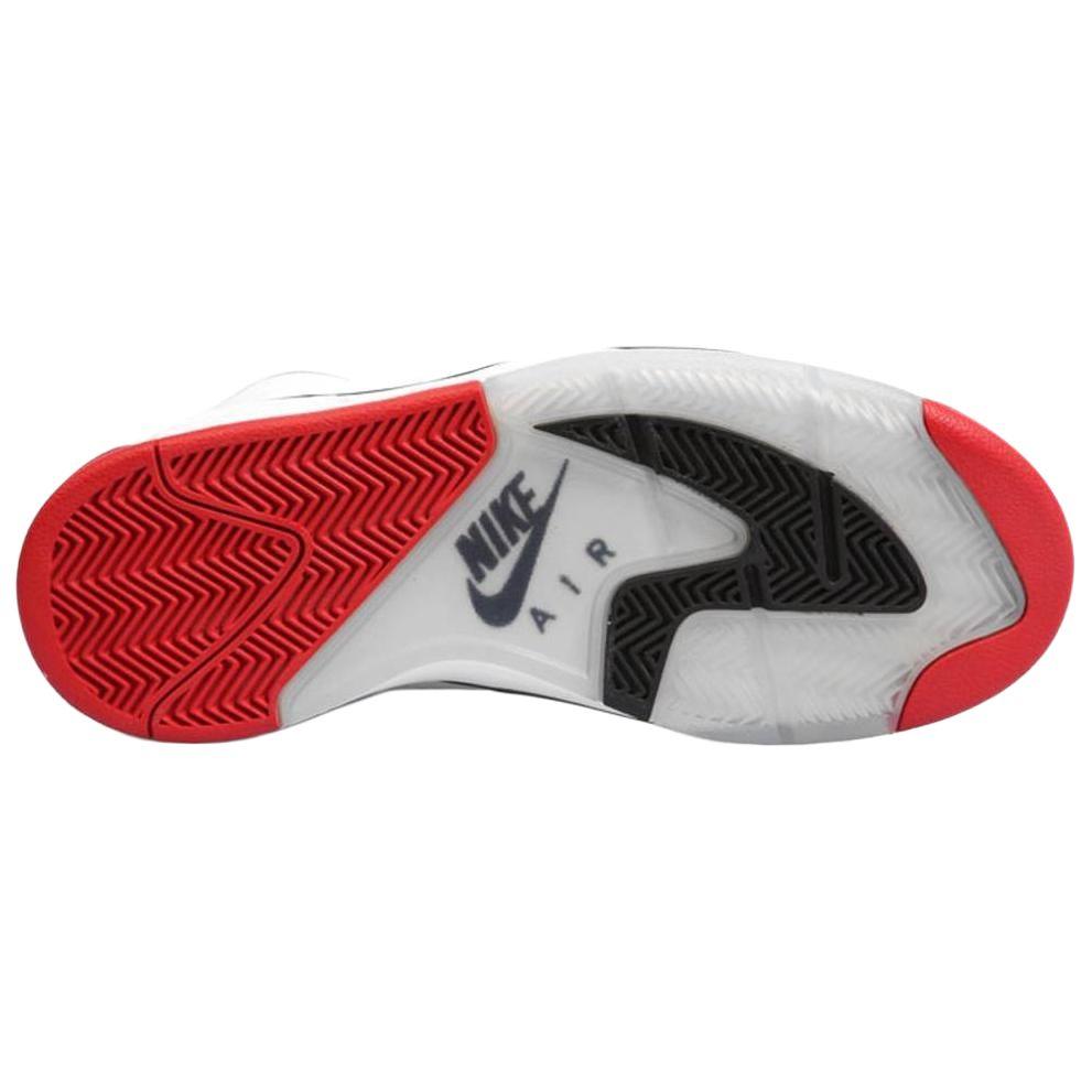 Nike Air Flight Lite Нескользящие Износостойкие Высокие Баскетбольные Кроссовки Мужские Белый Красный 329984-103