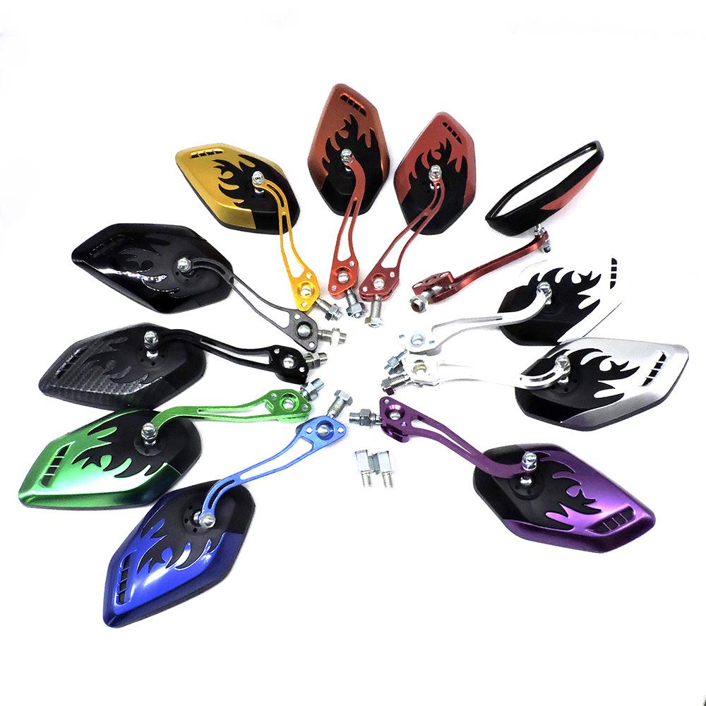 1 Pair Motorcycle Rear View Side Mirrors Auxiliary Rearview Mirror Universal Modified Parts For Scooter