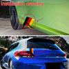 Germany Flag Car Sticker Black+Red+Yellow 3 Stripes Bumper Grid Rear View Mirror Reflective Decal Weatherproof Car Accessories