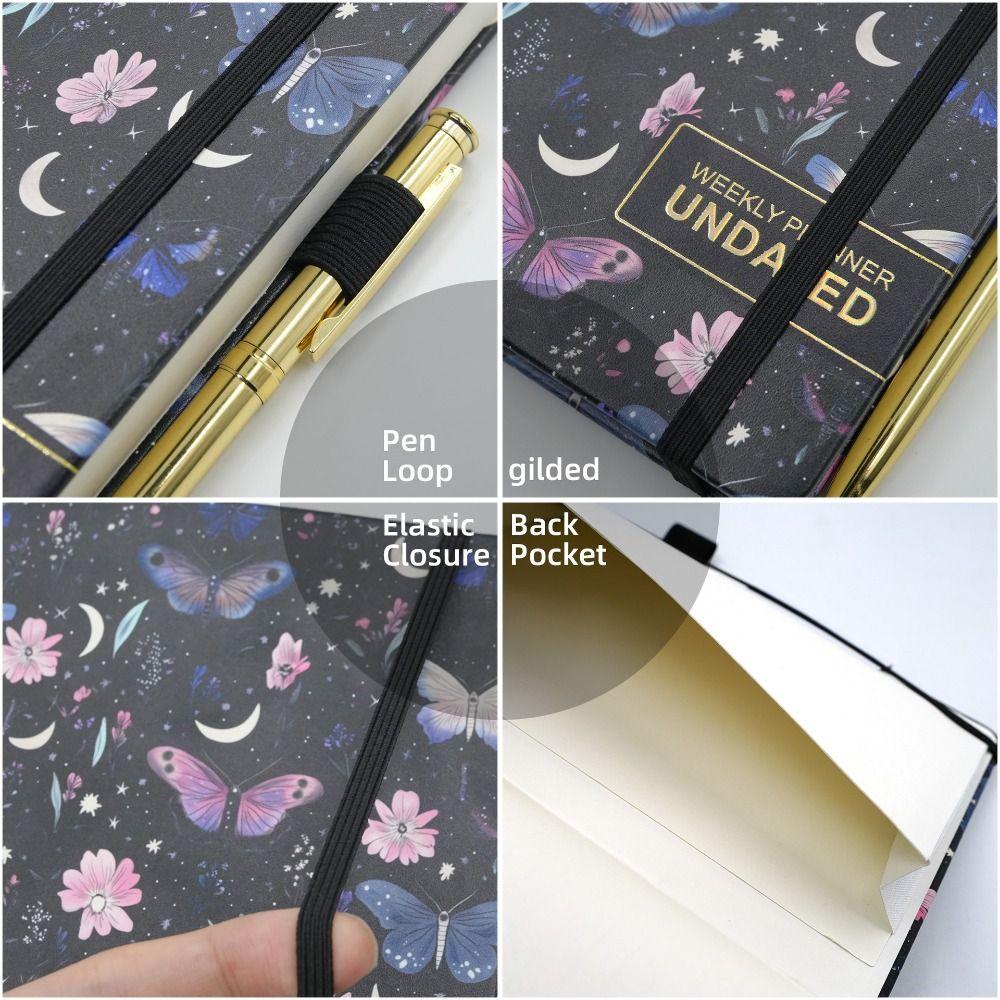Smooth Writing Weekly Planner Notebook A5 Size Customizable Notebook School Use